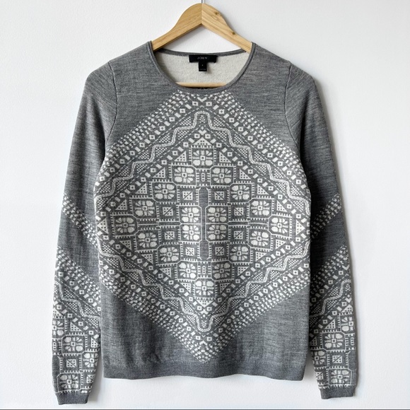 J.Crew 100% Merino Wool “Scarf” Sweater - Picture 3 of 15